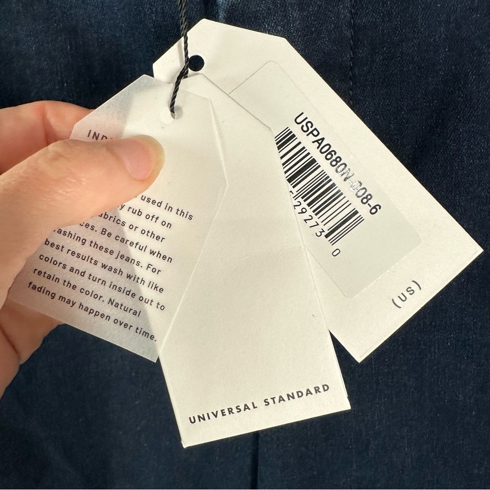 NWT Universal Standard Carrie High Rise Wide Leg Jeans 6 - Picture 5 of 8